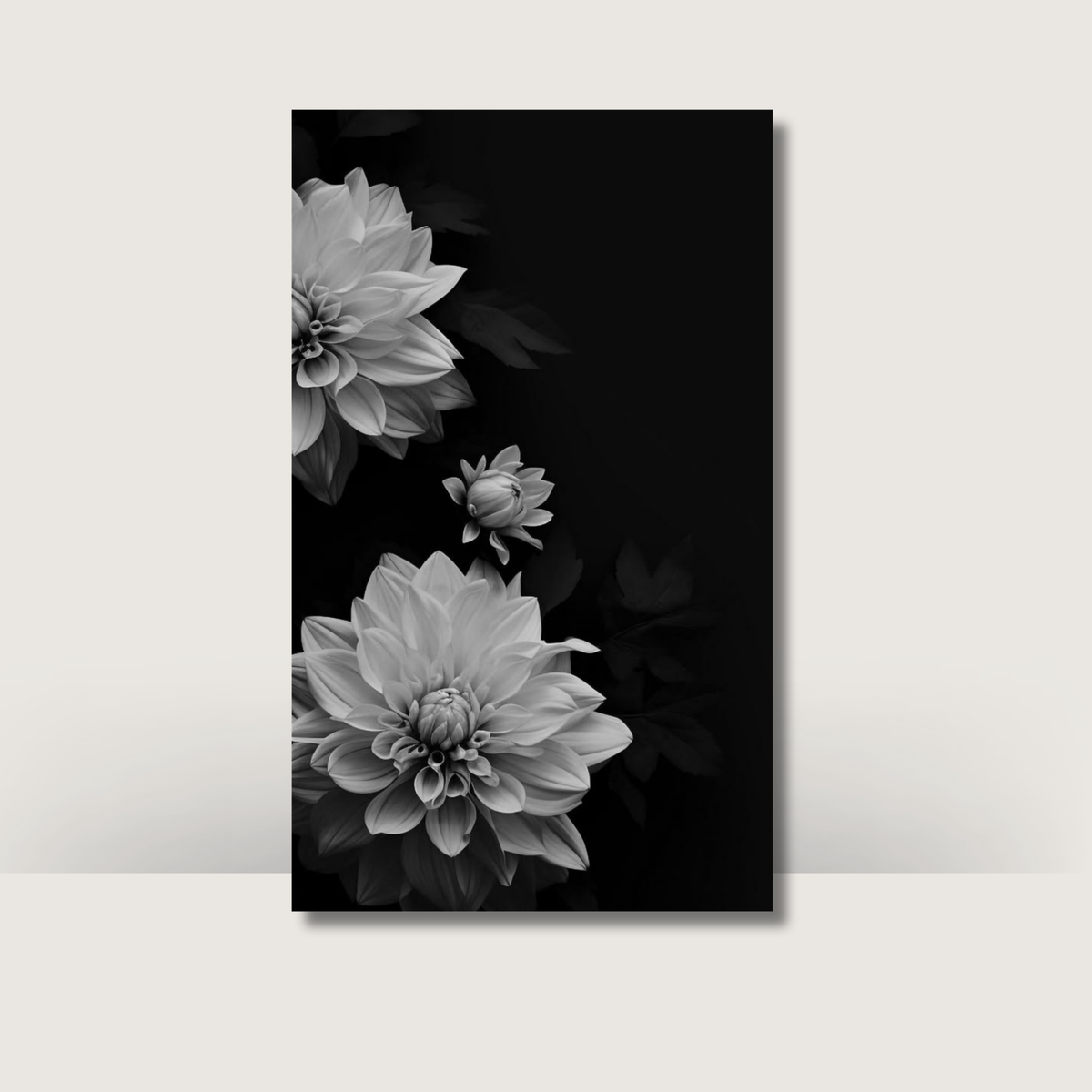 Monochrome Blooms | A6 Cash Binder Dashboards