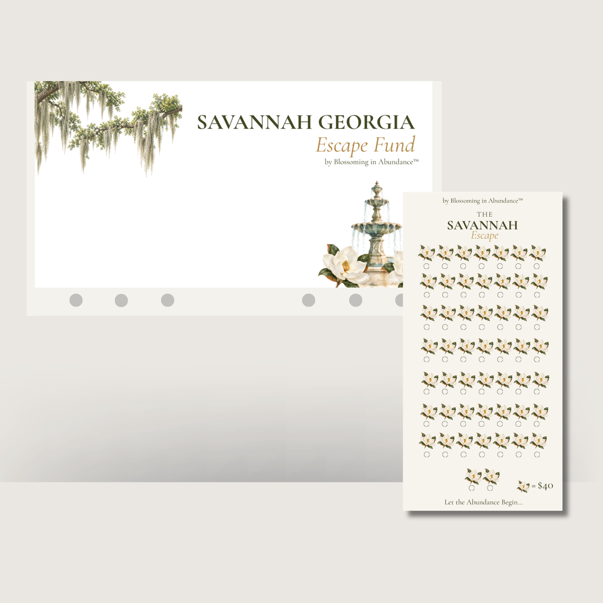The Savannah, Georgia Escape Fund